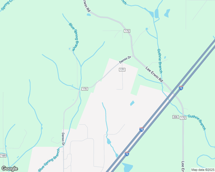 map of restaurants, bars, coffee shops, grocery stores, and more near 146 County Road 171 in Athens