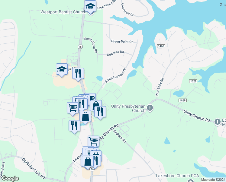 map of restaurants, bars, coffee shops, grocery stores, and more near 2684 Norman Isle Drive in Denver