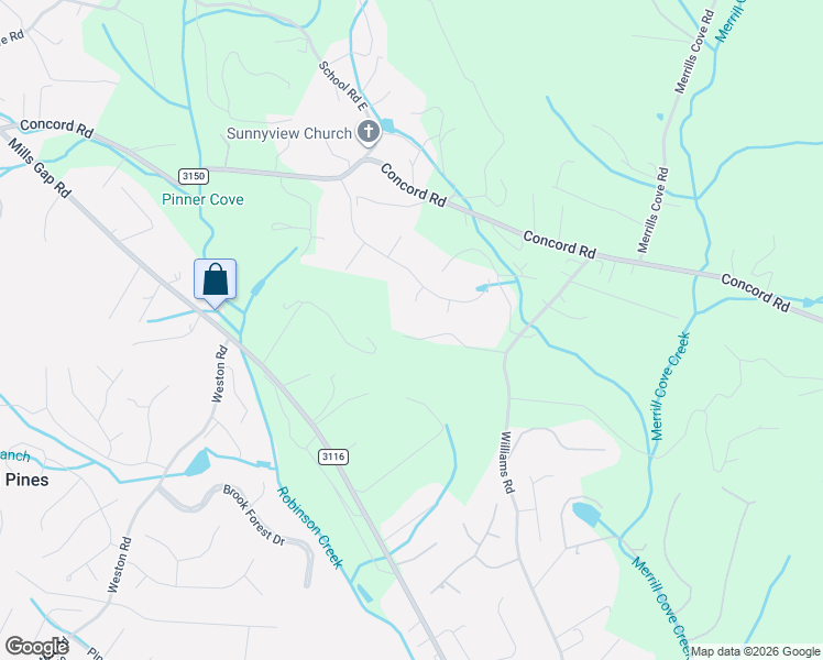 map of restaurants, bars, coffee shops, grocery stores, and more near 54 2 Oaks Drive in Fletcher