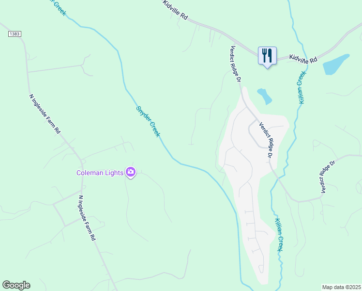 map of restaurants, bars, coffee shops, grocery stores, and more near Augusta National Drive in Denver
