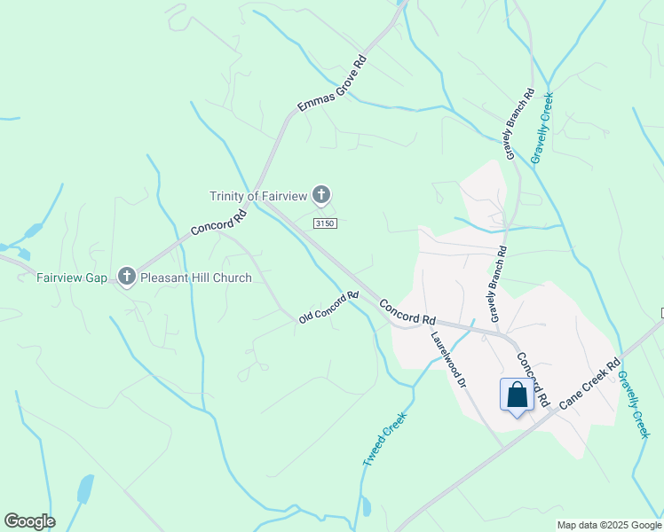 map of restaurants, bars, coffee shops, grocery stores, and more near 667 Concord Road in Fletcher
