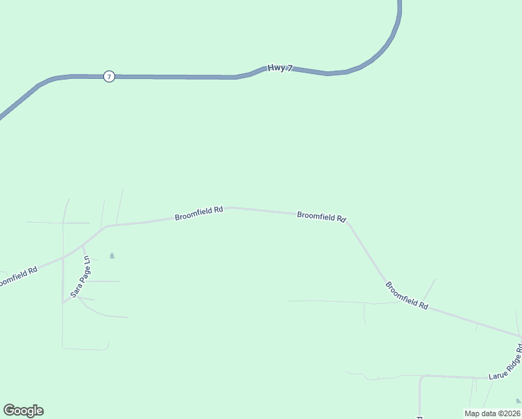 map of restaurants, bars, coffee shops, grocery stores, and more near 1615 Broomfield Road in Dover