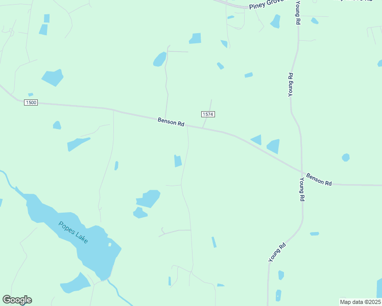map of restaurants, bars, coffee shops, grocery stores, and more near 127 Kirk Adams Road in Angier