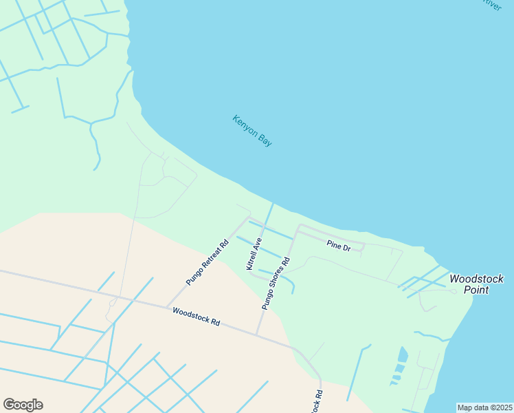 map of restaurants, bars, coffee shops, grocery stores, and more near State Road 1722 in Beaufort County