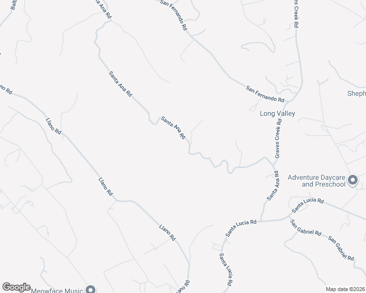 map of restaurants, bars, coffee shops, grocery stores, and more near 10775 Santa Ana Road in Atascadero