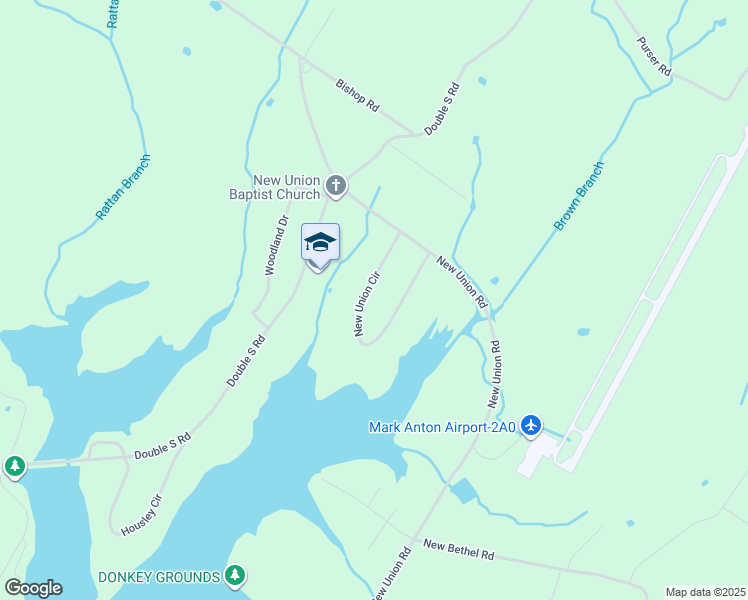 map of restaurants, bars, coffee shops, grocery stores, and more near 343 New Union Circle in Dayton