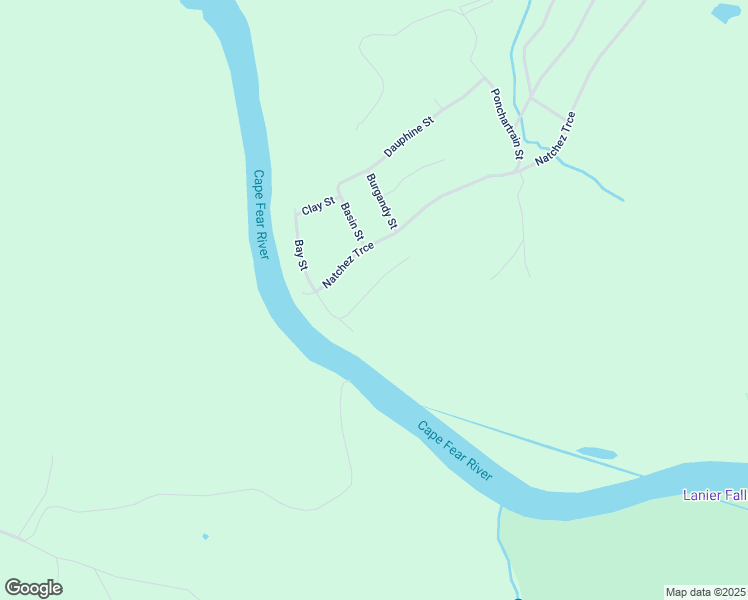 map of restaurants, bars, coffee shops, grocery stores, and more near Canal Street in Harnett County