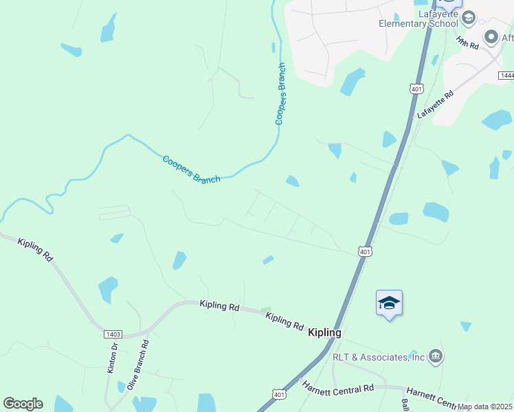 map of restaurants, bars, coffee shops, grocery stores, and more near 41 Loy Court in Fuquay-Varina