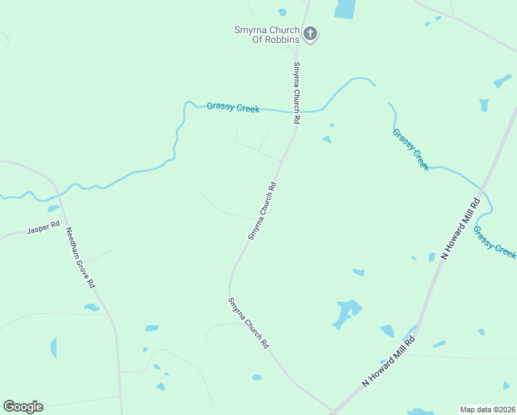 map of restaurants, bars, coffee shops, grocery stores, and more near 552 Smyrna Church Road in Robbins