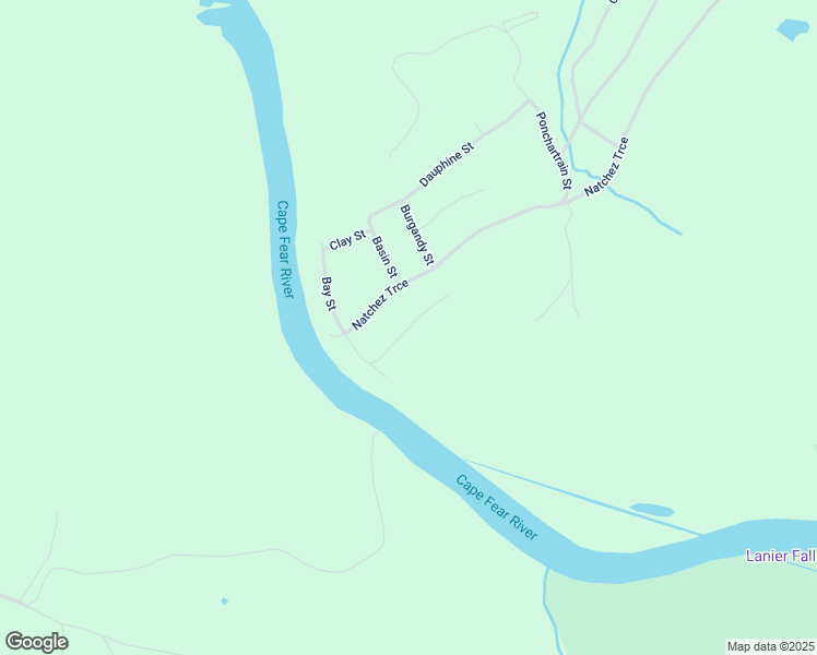 map of restaurants, bars, coffee shops, grocery stores, and more near Canal Street in Harnett County
