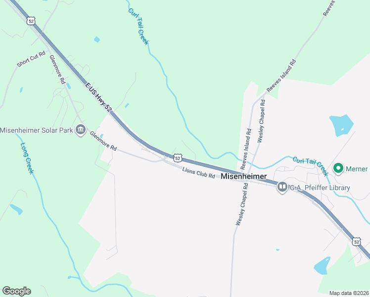 map of restaurants, bars, coffee shops, grocery stores, and more near 48708 U.S. 52 in Misenheimer