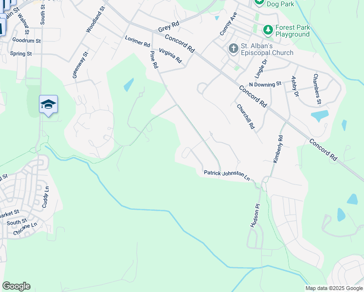 map of restaurants, bars, coffee shops, grocery stores, and more near 1514 Matthew McClure Circle in Davidson