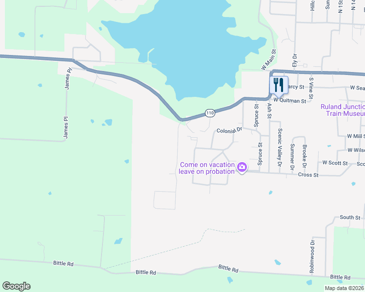 map of restaurants, bars, coffee shops, grocery stores, and more near 604 Colonial Drive in Heber Springs