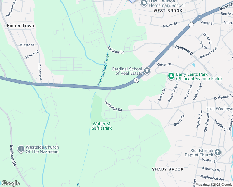 map of restaurants, bars, coffee shops, grocery stores, and more near 1500 Bethpage Road in Kannapolis