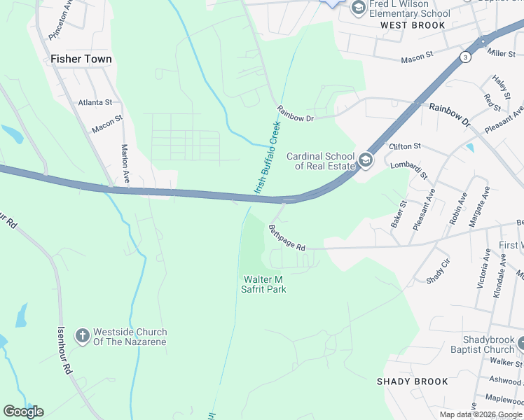 map of restaurants, bars, coffee shops, grocery stores, and more near 1599 Bethpage Road in Kannapolis