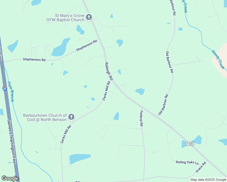 map of restaurants, bars, coffee shops, grocery stores, and more near in Benson