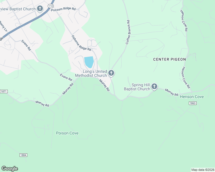 map of restaurants, bars, coffee shops, grocery stores, and more near 1439 Murray Road in Canton