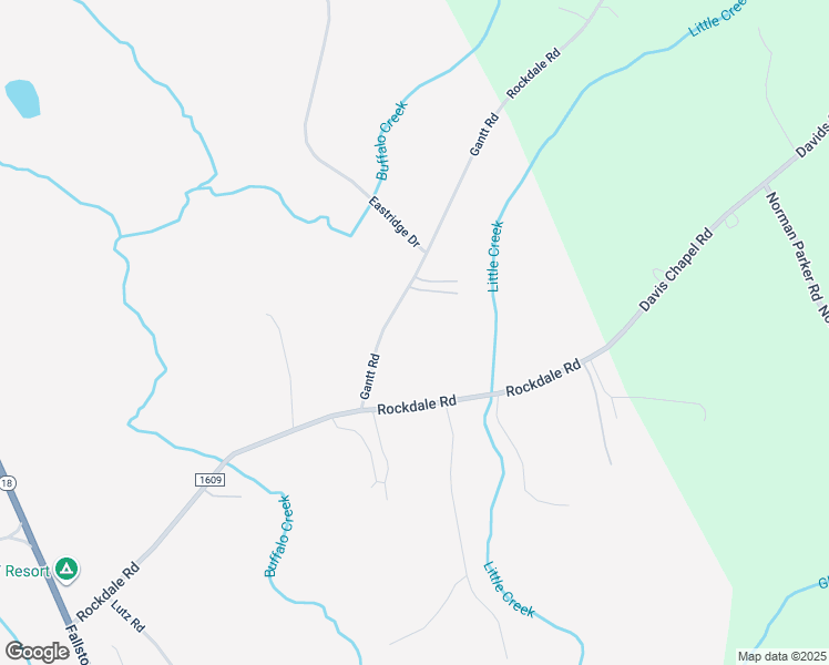 map of restaurants, bars, coffee shops, grocery stores, and more near 122 Gantt Road in Vale