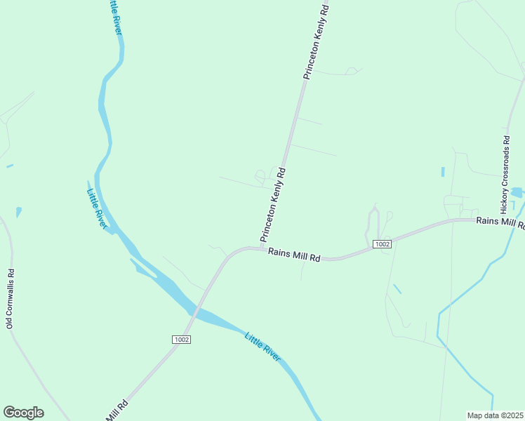 map of restaurants, bars, coffee shops, grocery stores, and more near 7175 Princeton Kenly Road in Princeton