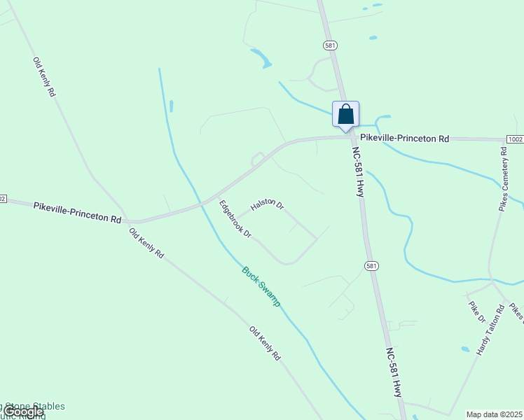 map of restaurants, bars, coffee shops, grocery stores, and more near 106 Halston Drive in Pikeville