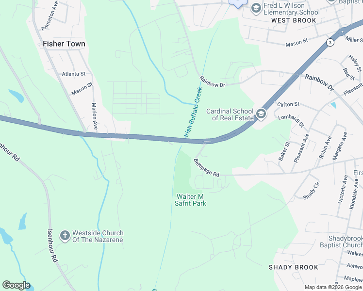 map of restaurants, bars, coffee shops, grocery stores, and more near 1599 Bethpage Road in Kannapolis