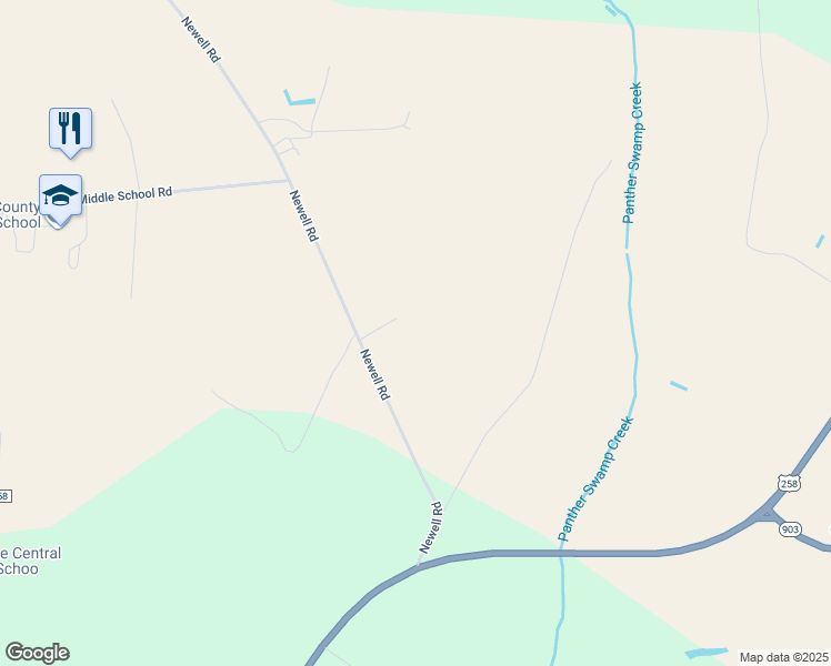 map of restaurants, bars, coffee shops, grocery stores, and more near 472 Newell Road in Snow Hill