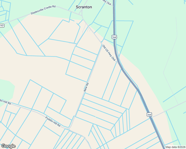 map of restaurants, bars, coffee shops, grocery stores, and more near 351 New Road in Scranton