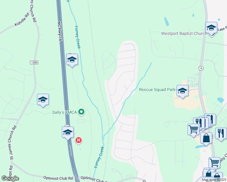 map of restaurants, bars, coffee shops, grocery stores, and more near 6123 Canyon Trail in Denver