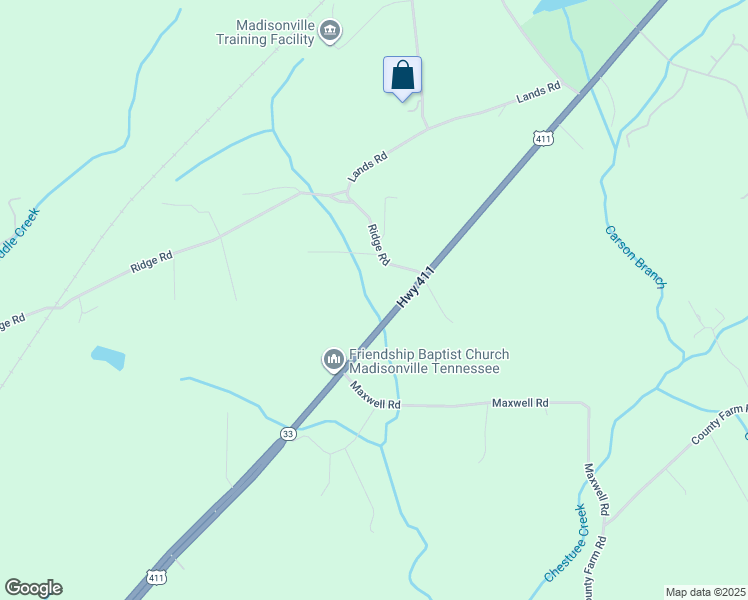 map of restaurants, bars, coffee shops, grocery stores, and more near 5524 U.S. 411 in Madisonville