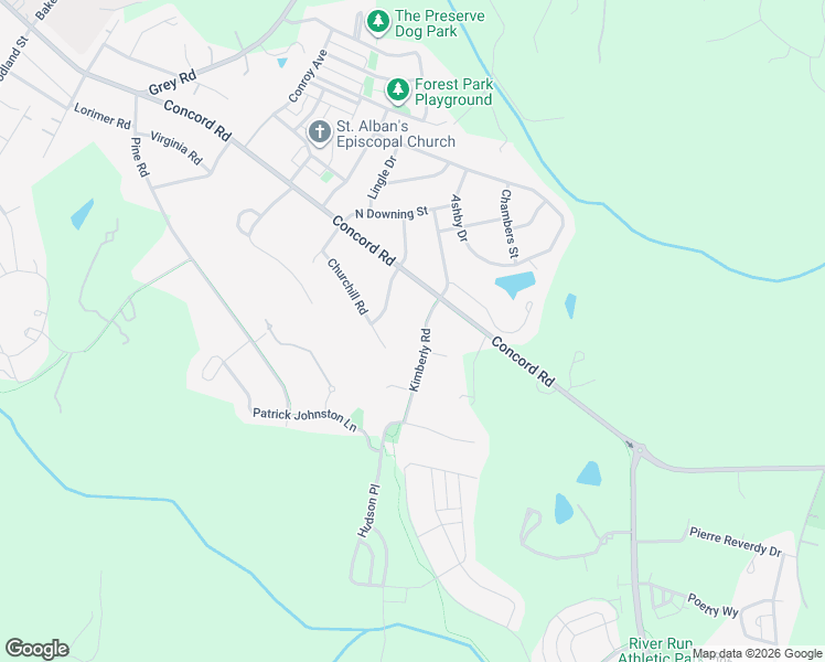 map of restaurants, bars, coffee shops, grocery stores, and more near 121 Lynbrook Drive in Davidson