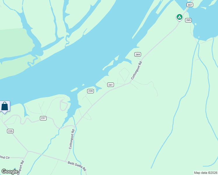 map of restaurants, bars, coffee shops, grocery stores, and more near County Road 241 in Decatur