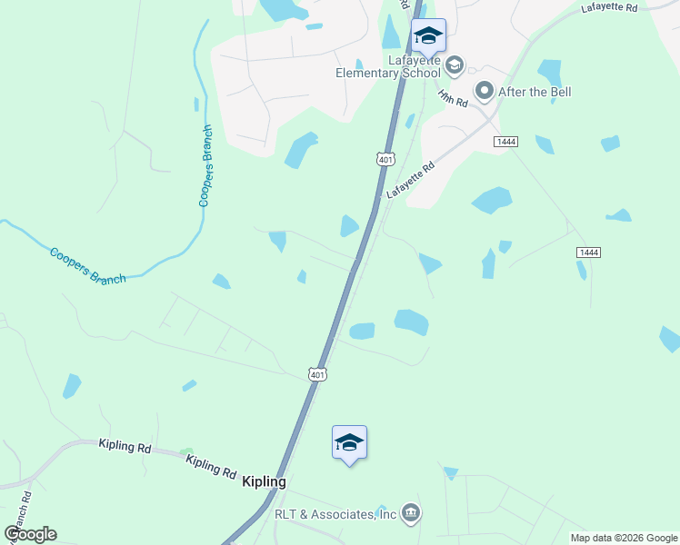 map of restaurants, bars, coffee shops, grocery stores, and more near 7227 U.S. 401 in Fuquay-Varina