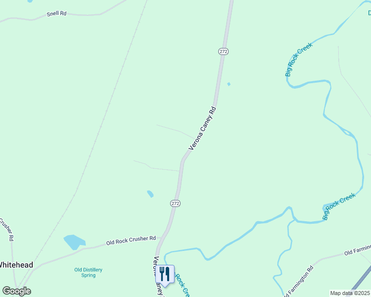 map of restaurants, bars, coffee shops, grocery stores, and more near 1694 Verona Caney Road in Lewisburg