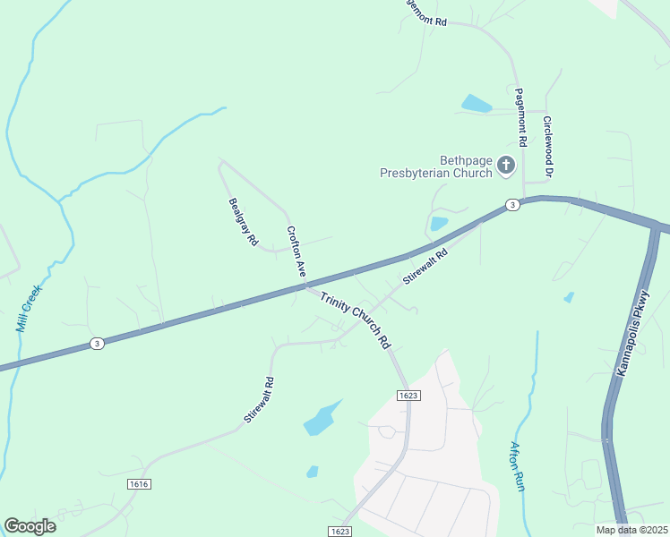 map of restaurants, bars, coffee shops, grocery stores, and more near 6414 Mooresville Road in Kannapolis