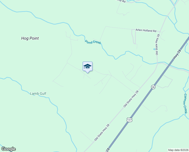 map of restaurants, bars, coffee shops, grocery stores, and more near 459 Pope Road in Dunlap