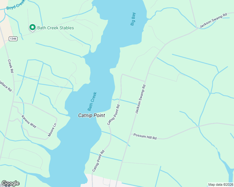 map of restaurants, bars, coffee shops, grocery stores, and more near 170 Catnip Point Road in Bath