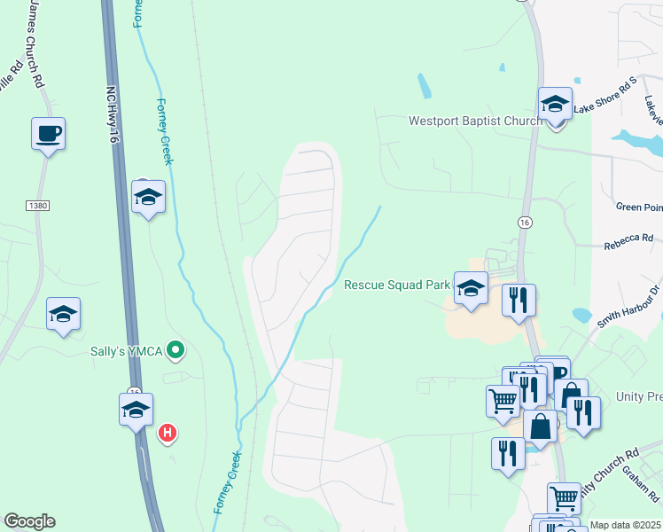 map of restaurants, bars, coffee shops, grocery stores, and more near 6126 Durango Way in Denver