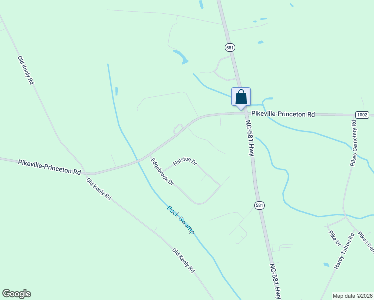 map of restaurants, bars, coffee shops, grocery stores, and more near 109 Halston Drive in Pikeville