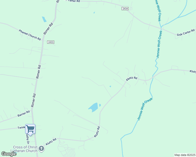 map of restaurants, bars, coffee shops, grocery stores, and more near 6601 Kluttz Road in Concord