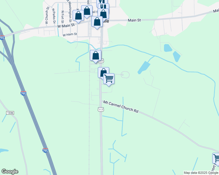 map of restaurants, bars, coffee shops, grocery stores, and more near 4700 U.S. 117 in Pikeville