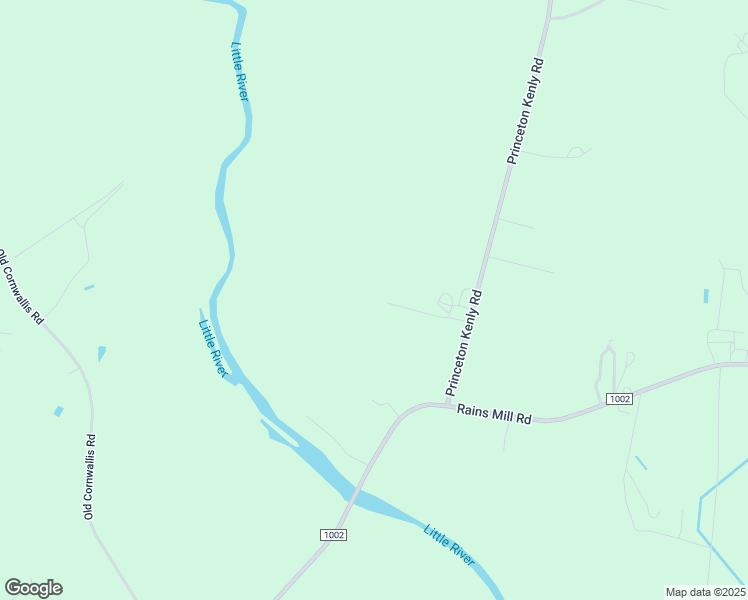 map of restaurants, bars, coffee shops, grocery stores, and more near 7175 Princeton Kenly Road in Princeton