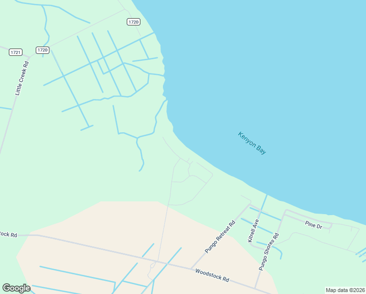 map of restaurants, bars, coffee shops, grocery stores, and more near Ellis Cove in Belhaven