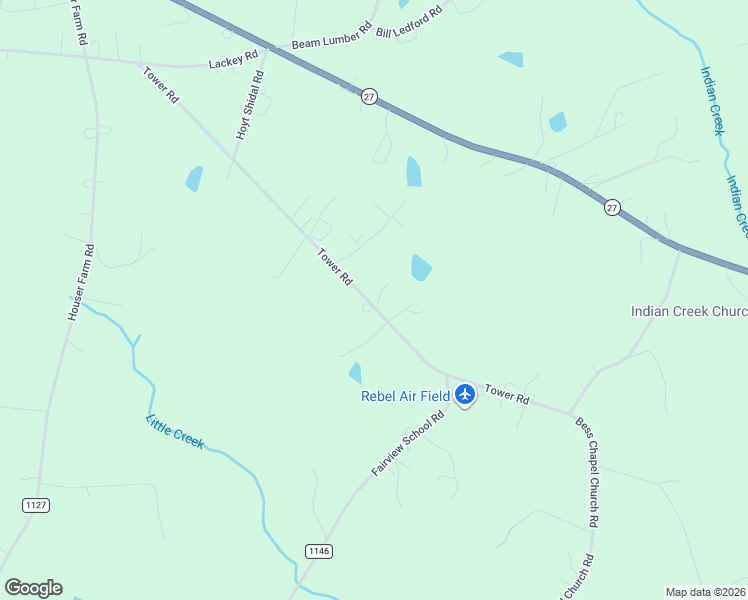 map of restaurants, bars, coffee shops, grocery stores, and more near 673 Tower Road in Vale