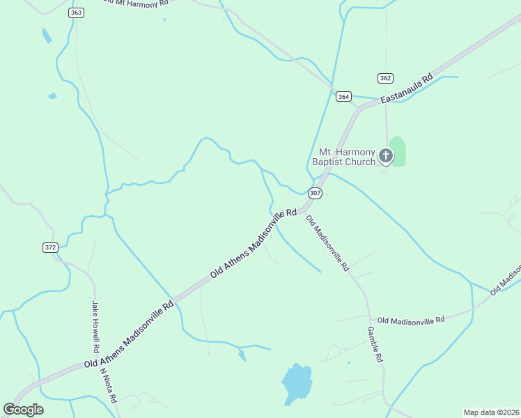 map of restaurants, bars, coffee shops, grocery stores, and more near 823 State Highway 307 in Niota