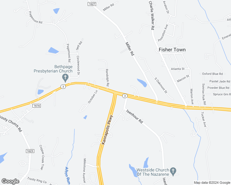 map of restaurants, bars, coffee shops, grocery stores, and more near Mooresville Road in Kannapolis