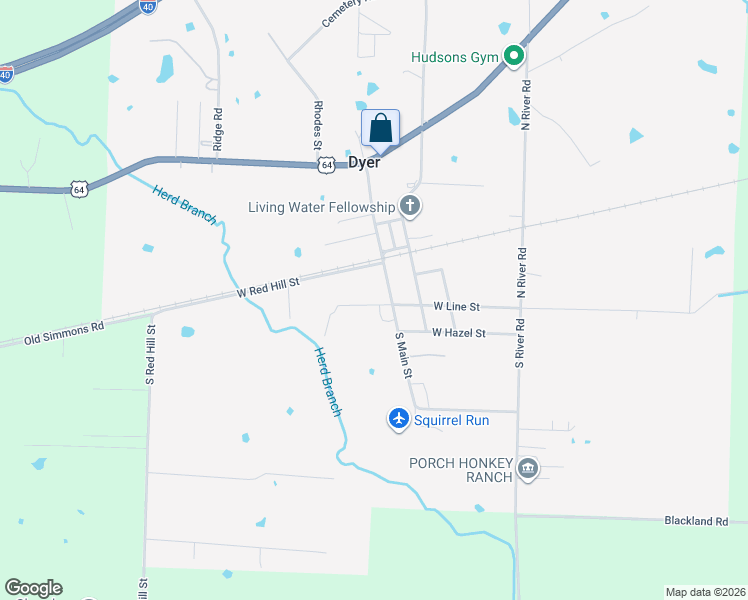 map of restaurants, bars, coffee shops, grocery stores, and more near 806 Treeline Drive in Alma