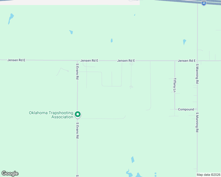 map of restaurants, bars, coffee shops, grocery stores, and more near 6850 Winchester Drive in El Reno