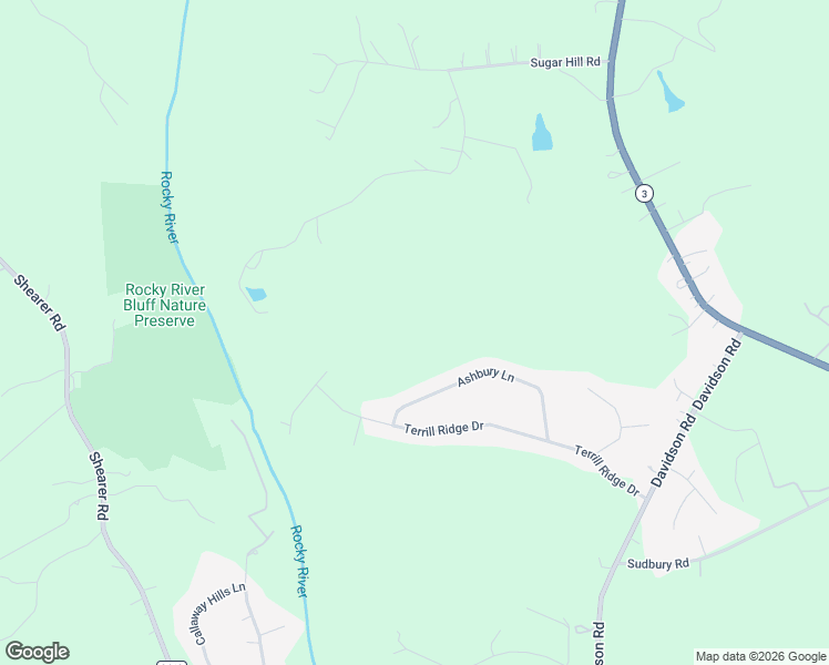 map of restaurants, bars, coffee shops, grocery stores, and more near 5490 Ashbury Lane in Davidson