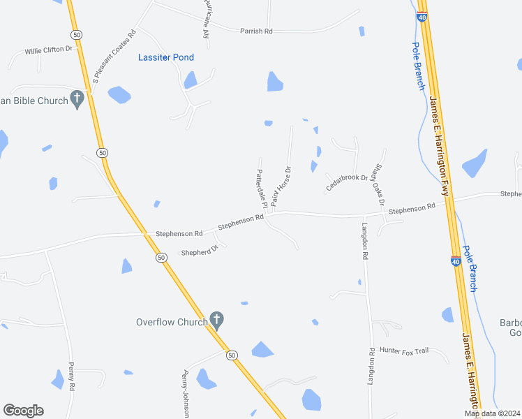 map of restaurants, bars, coffee shops, grocery stores, and more near 21 Patterdale Place in Benson