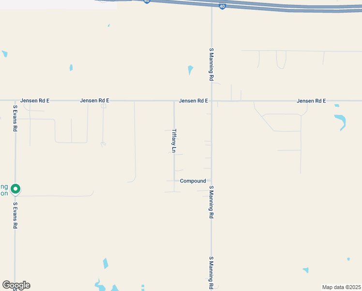 map of restaurants, bars, coffee shops, grocery stores, and more near 4621 Tiffany Lane in El Reno